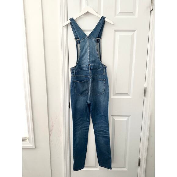 Madewell Skinny Denim Overalls Groveland Wash AA599 Small Women - Picture 8 of 9